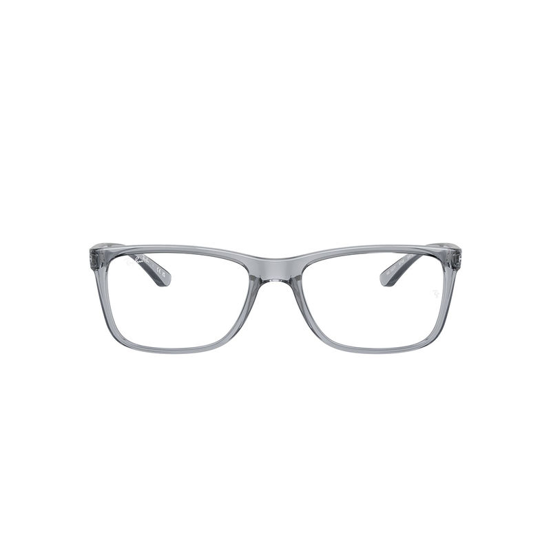 Ray-Ban Square Grey Frame With Transparent Lens - 0Rx7027I (5.4): Buy ...