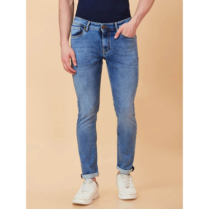 Being Human Mens Light Tone Denim Jeans (38)