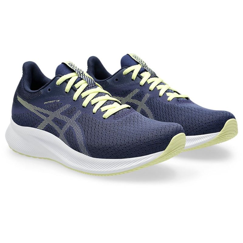 ASICS PATRIOT 13 Womens Blue Running Shoes (UK 7)