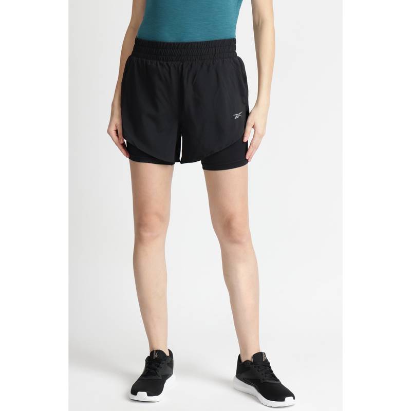 Reebok Women Black Shorts (XS)