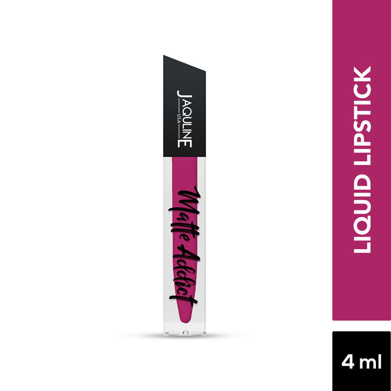 Jaquline USA Addict Matte Liquid Lipstick - Knockout 12