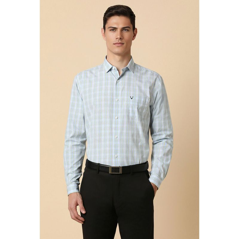 Allen Solly Men Multi Slim Fit Check Full Sleeves Formal Shirt (40)