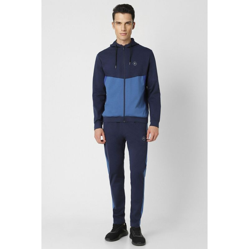 Van Heusen Navy Jacket And Track Pants (set Of 2) (S)