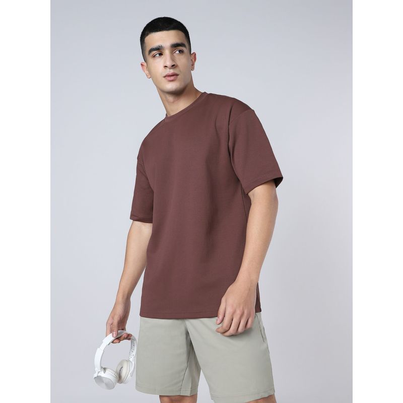 Technosport Men T-Shirt with Elastoplus for Gym and Sports (M)