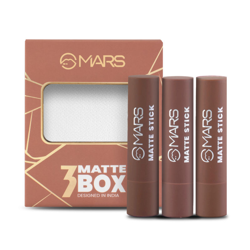 MARS Matte Lipsticks Box - 04 Browns