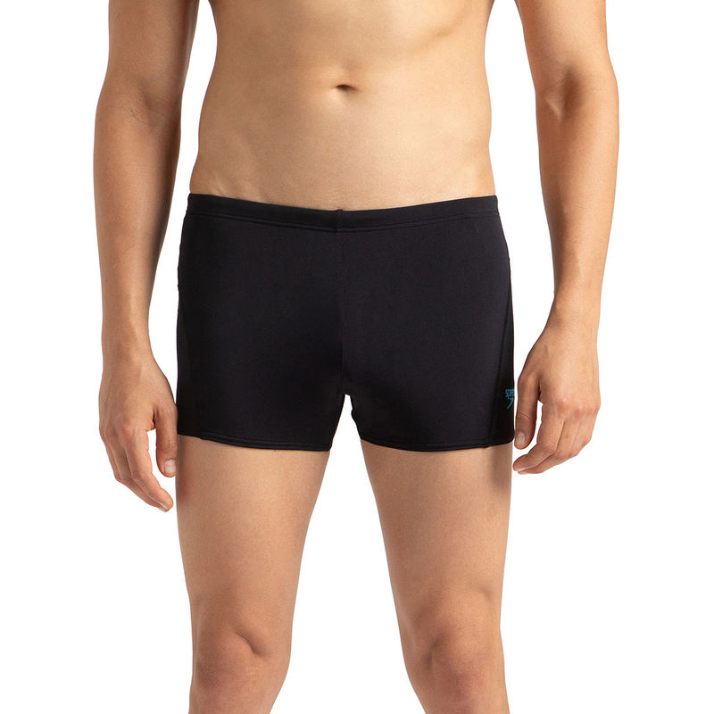 Speedo Men's Endurance+ Essential Splice Aquashort - Black & Bolt (S)
