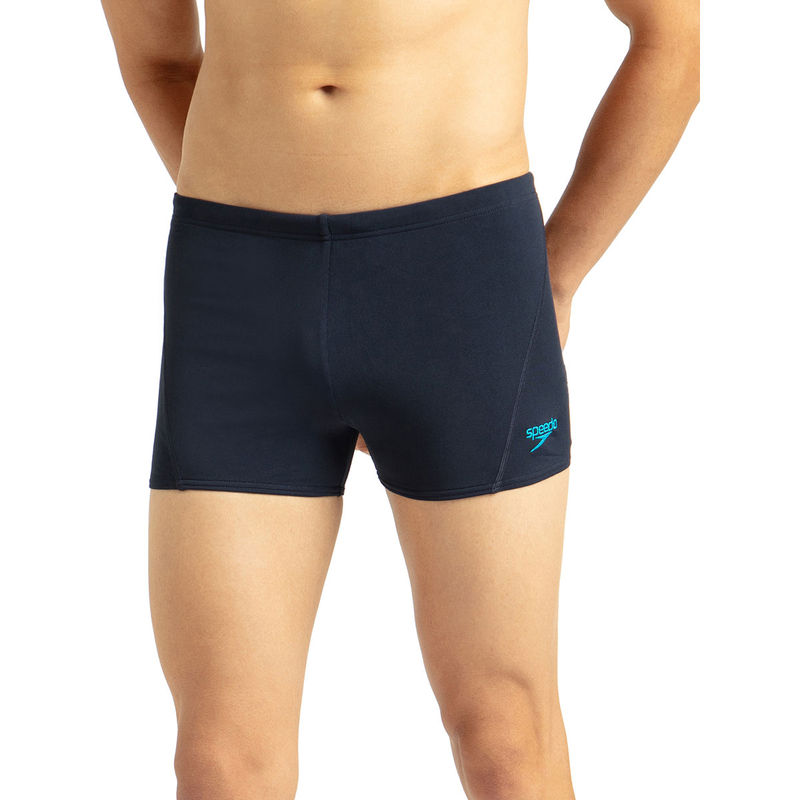Speedo Men's Endurance+ Essential Splice Aquashort - True Navy & Pool (L)