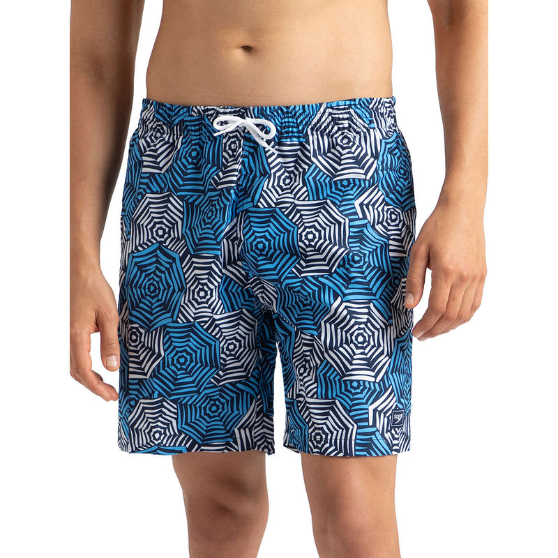 Speedo Mens Essential Printed Leisure 18 Watershorts Pure Blue & Tranquil Blue (XL)