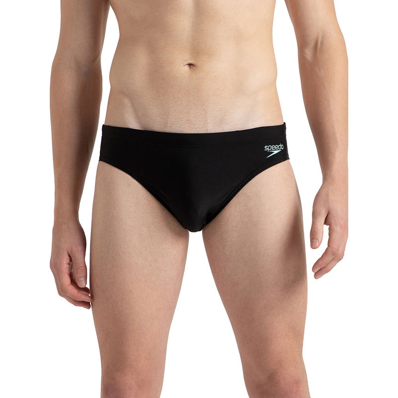 Speedo Men's Endurance10 Essential Lycra Brief - Black & Arctic Glass (36)