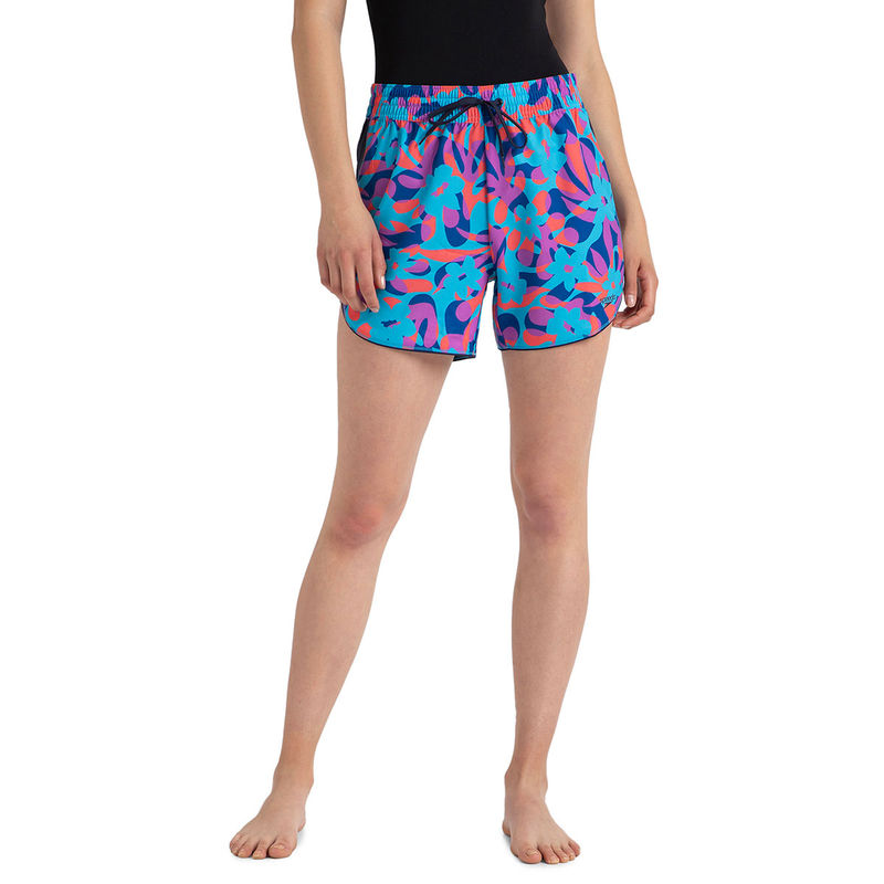 Speedo Womens 4 Way Comfort Stretch Leisure Printed Watershorts (S)