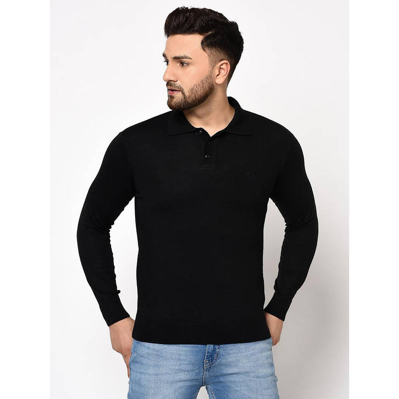 98 Degree North Black Mens Sweater (S)