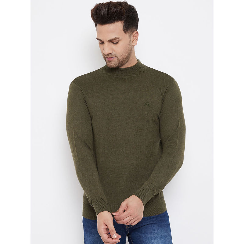 98 Degree North Olive Mens Sweater (L)