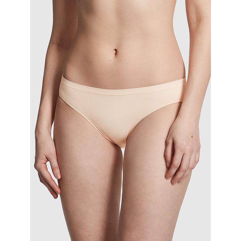 Victoria's Secret PINK Seamless Bikini Panty Beige (XS)