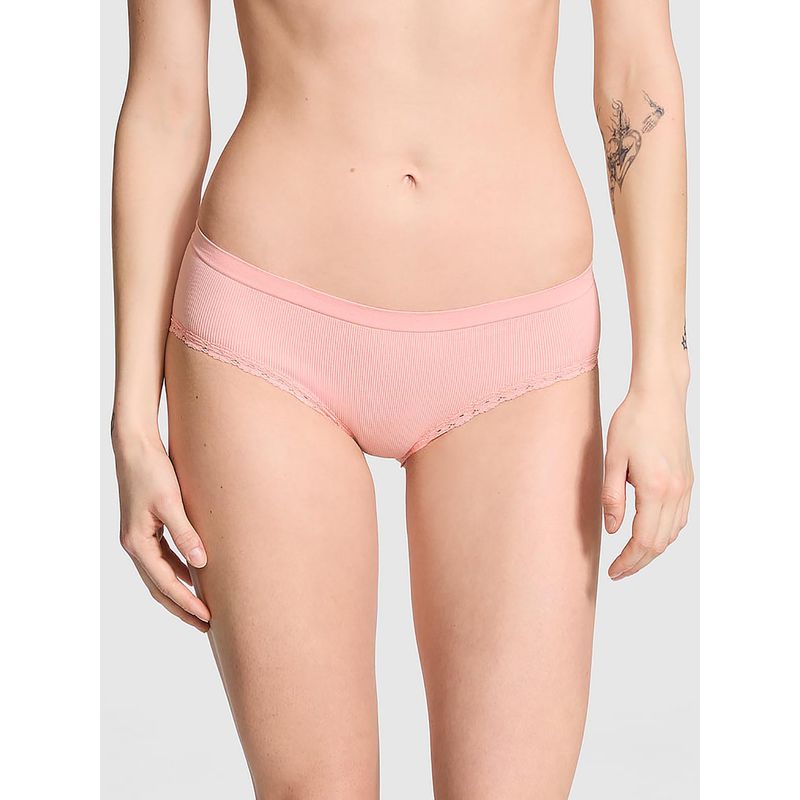Victoria's Secret PINK Seamless Hip Hugger Panty Peach (S)