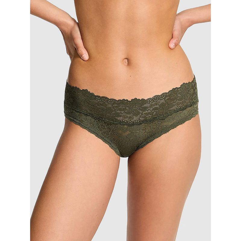 Victoria's Secret PINK Wink Hip Hugger Panty Green (XS)