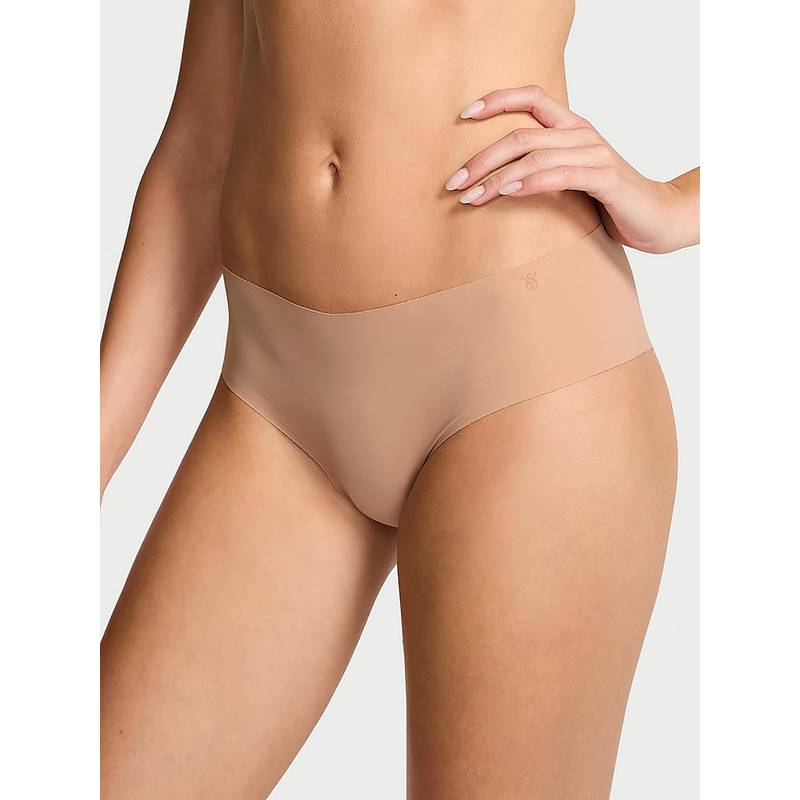 Victoria's Secret No-Show Cheeky Panty Beige (L)