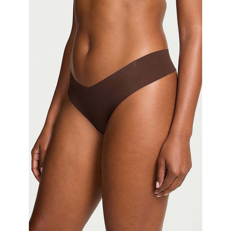 Victoria's Secret No-Show Thong Panty Brown (S)