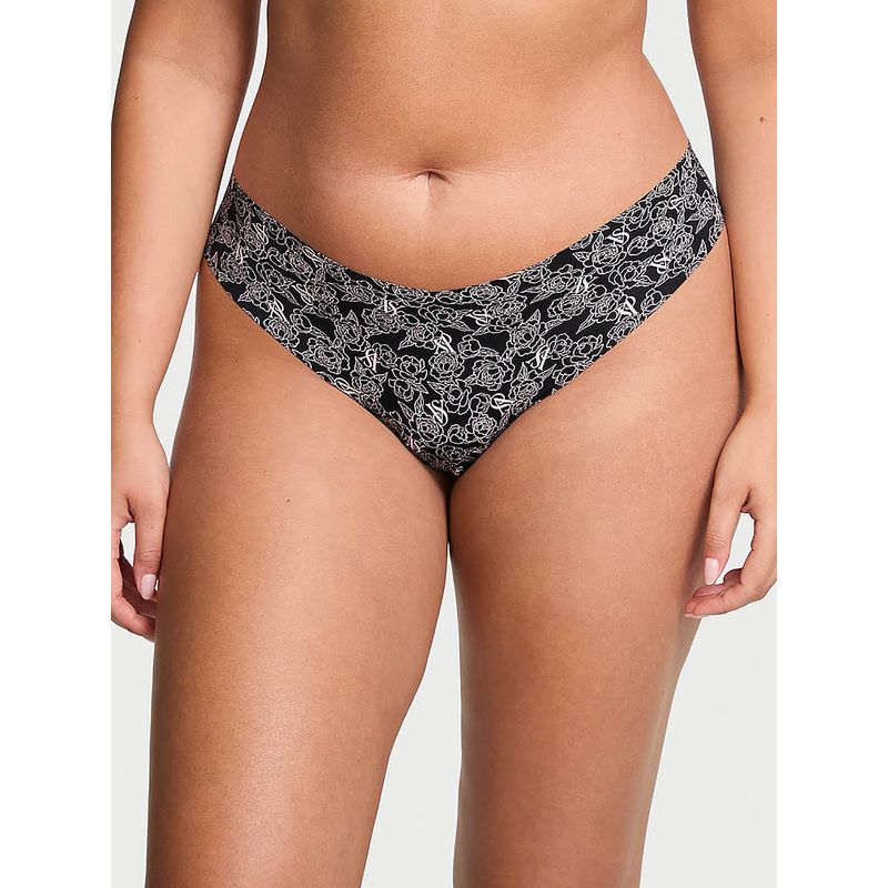 Victoria's Secret No-Show Thong Panty Black (M)