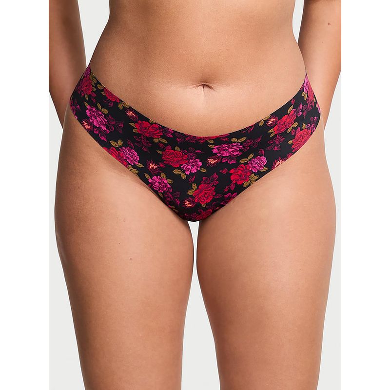Victoria's Secret No-Show Thong Panty Black (XL)