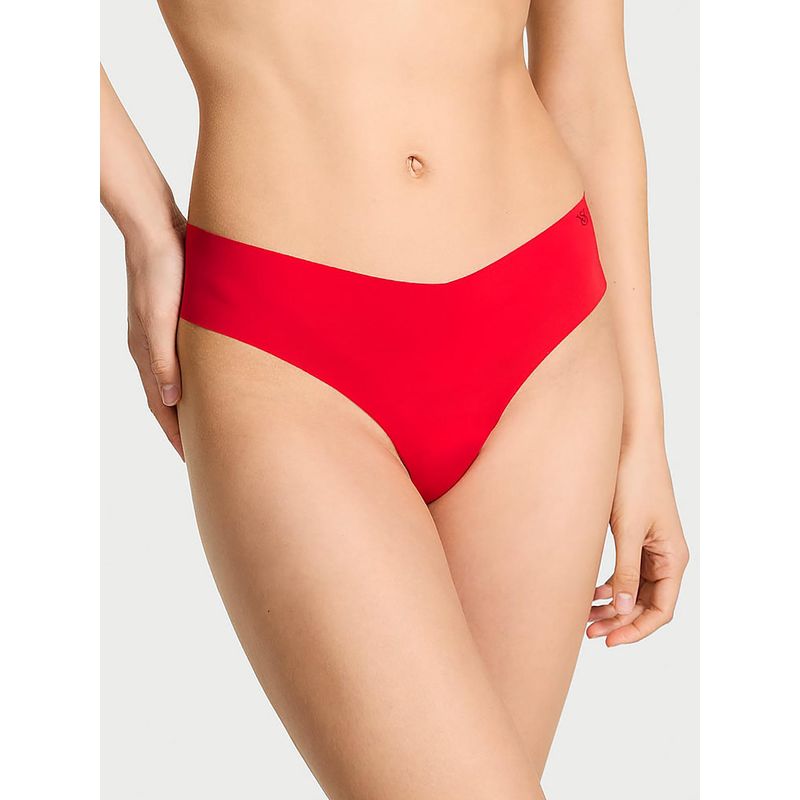 Victoria's Secret No-Show Thong Panty Red (S)