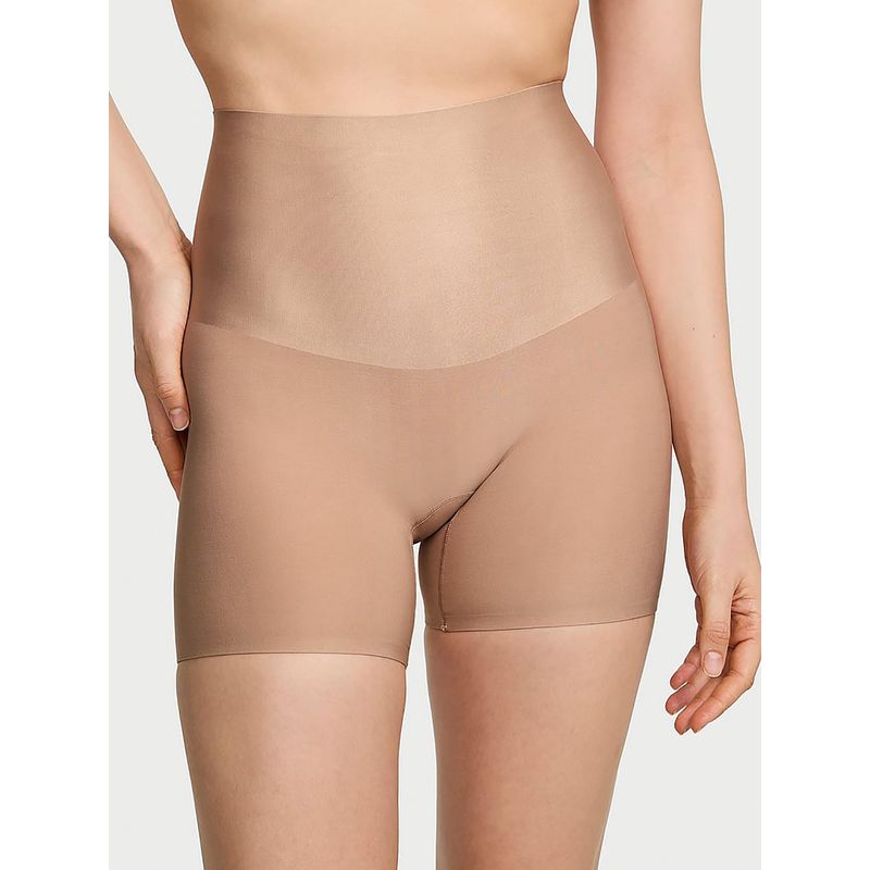 Victoria's Secret Smoothing Shimmer Shorts Beige (XS)