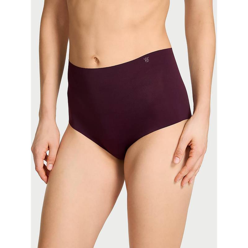 Victoria's Secret No-Show Modern Brief Panty Brown (M)