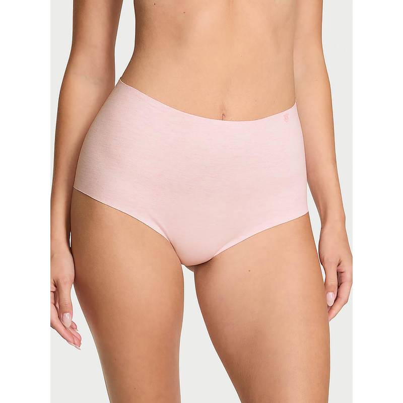 Victoria's Secret No-Show Cotton Modern Brief Panty Pink (L)