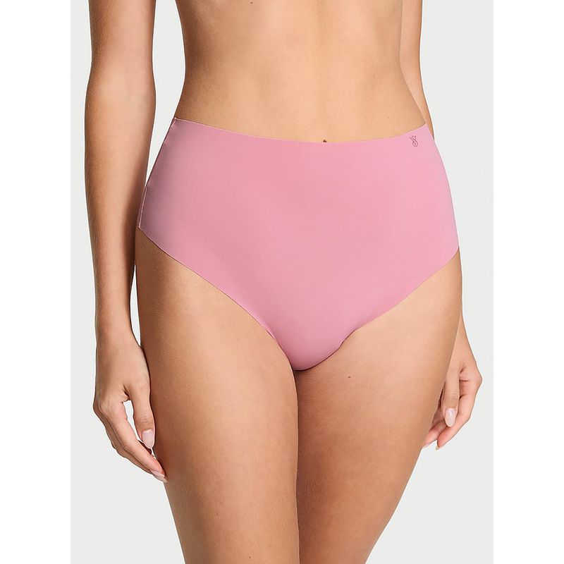 Victoria's Secret No-Show High-Waist Thong Panty Pink (M)