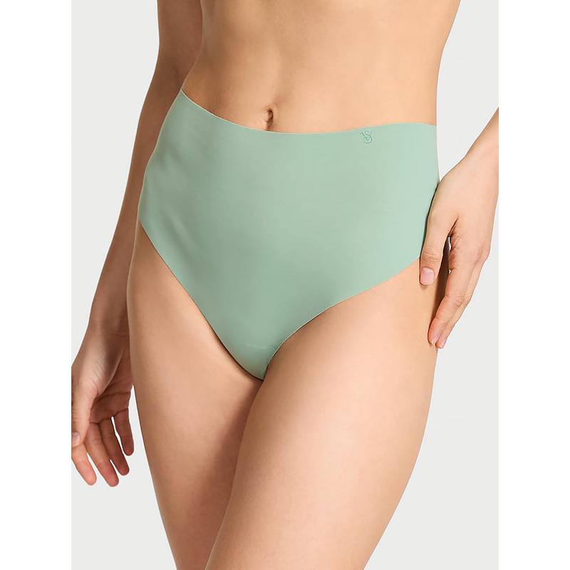 Victoria's Secret No-Show High-Waist Thong Panty Green (XS)