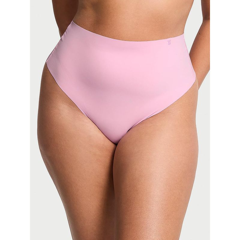 Victoria's Secret No-Show High-Waist Thong Panty Purple (M)