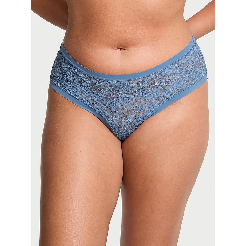 Victoria's Secret No-Show Lacie Cheeky Panty Blue (XL)
