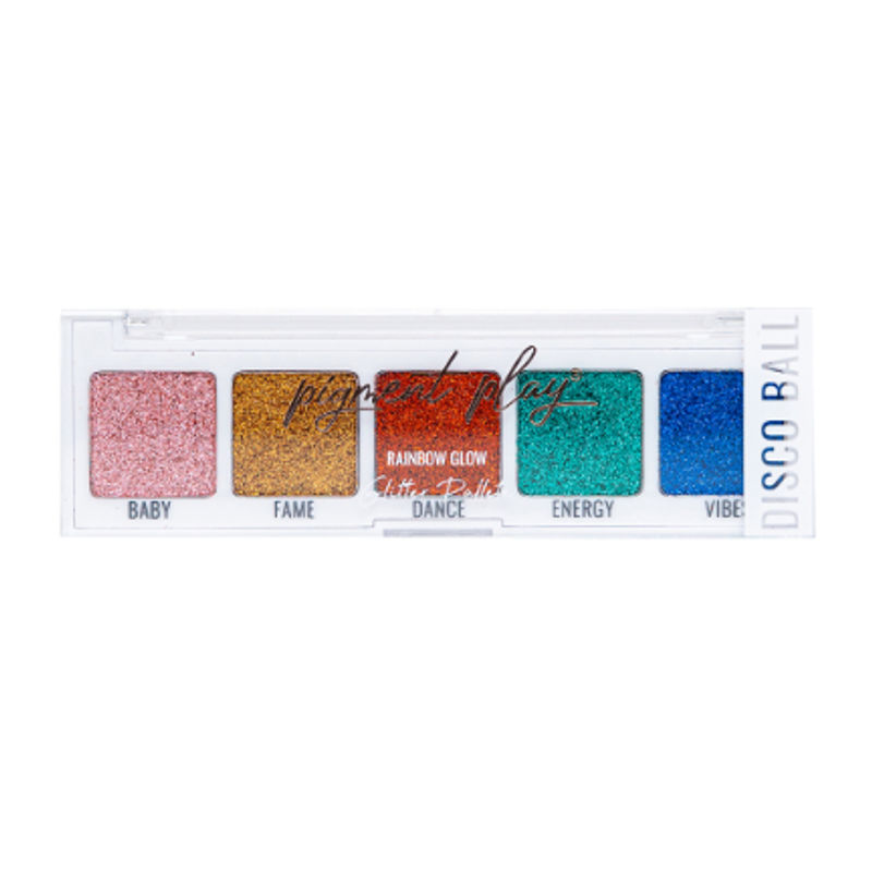 Pigment Play Max Effects Mini Glitter Palette - Disco Ball