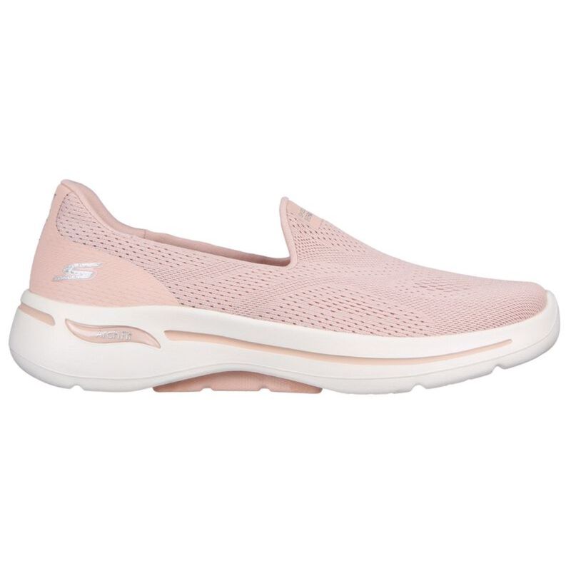 SKECHERS GO WALK ARCH FIT - IMAGINED Purple Walking Slip On Sports Shoes (UK 4)