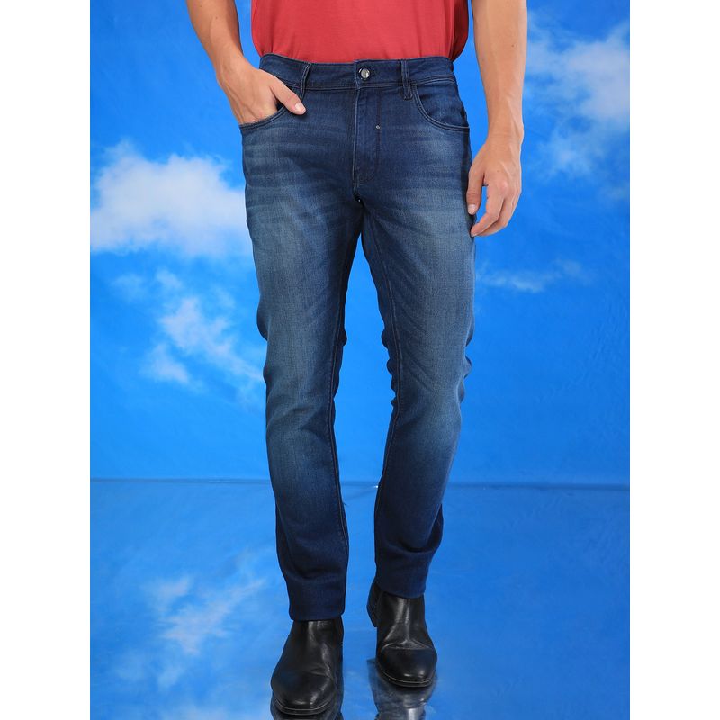 Rare Rabbit Toucil Blue Smart Wash Denim Jeans Pant (32)