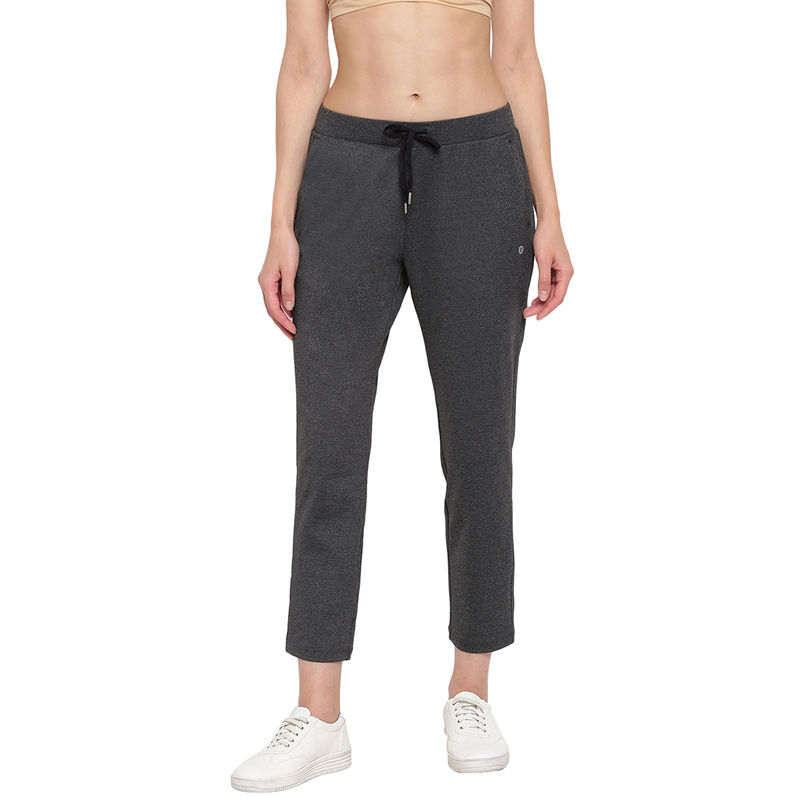 Enamor Athleisure E068 Women's Relaxed Fit Pants - Black (S) - E068