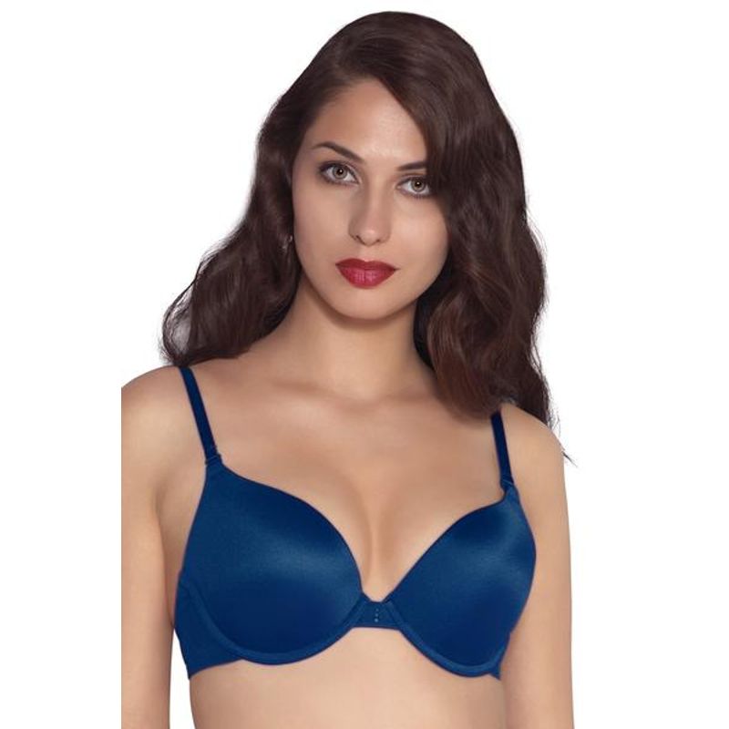 Amante Perfect Lift Padded Wired Push-Up Bra - Blue (34B)