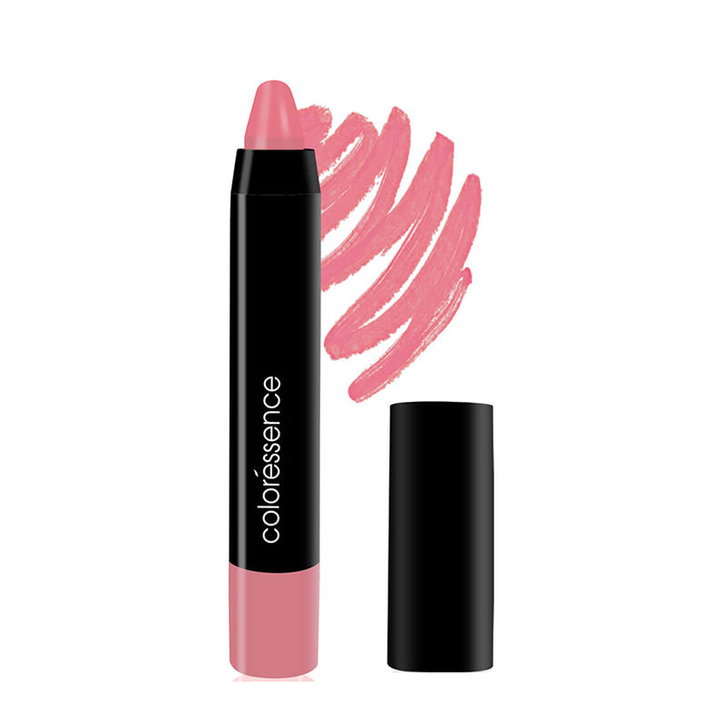 Coloressence High Pigment Matte Pencil, Long Stay Upto 8 Hrs Waterproof Crayon Lipstick - Nude Magic