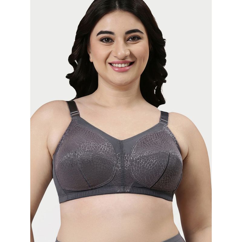 Enamor Transform M-Frame Ultimate Curve Support Non Padded Wirefree Full Coverage Bra F096 (34DD)