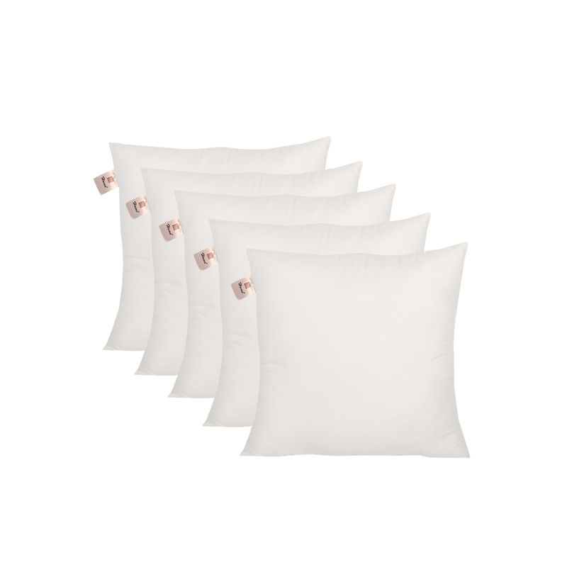Buy Sleepsia Microfiber Decorative Cushion Inserts (White) 16 x 16 Inches -  Set of 2 Online at Best Prices in India - JioMart.