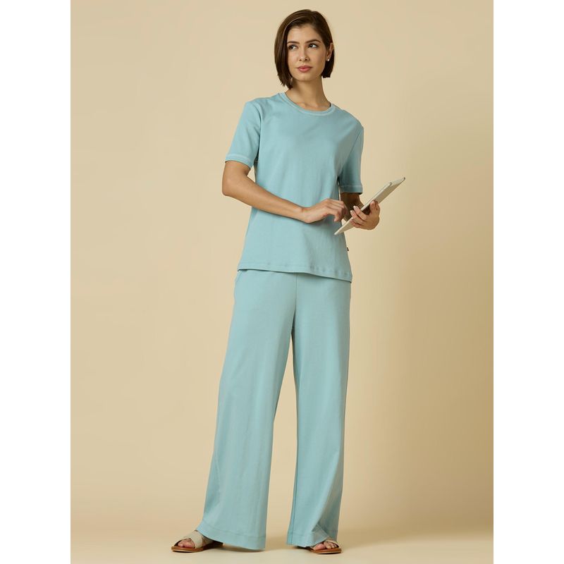 Chemistry Cotton Interlock Jersey Nightsuit Blue (S)
