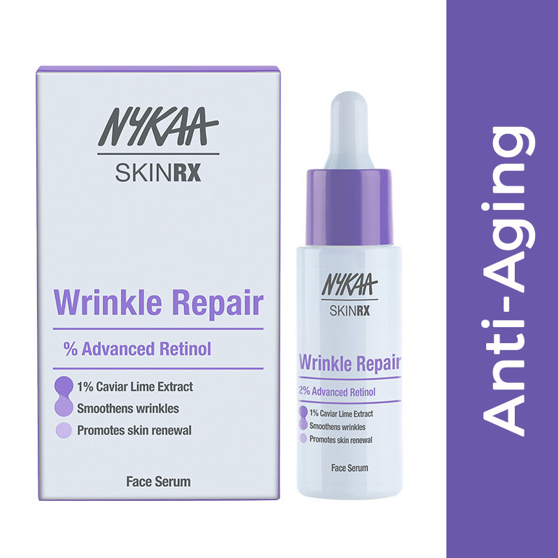 Nykaa SKINRX 2% Advanced Retinol Anti-Aging Night Face Serum For Wrinkles & Fine Lines