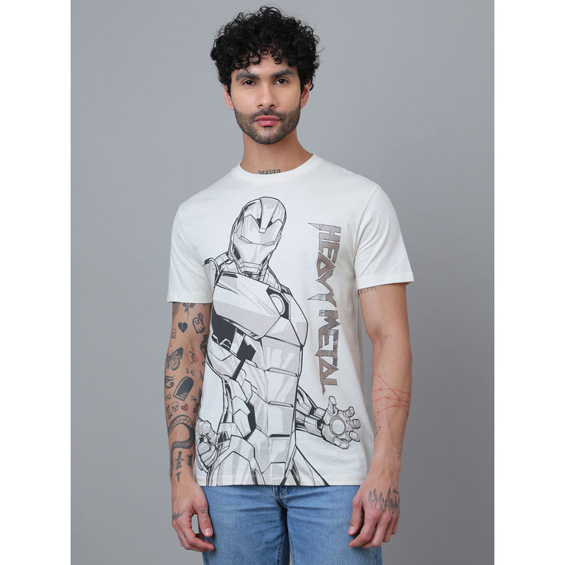 Free Authority Official Marvel Comic Iron Man T-Shirt (S)