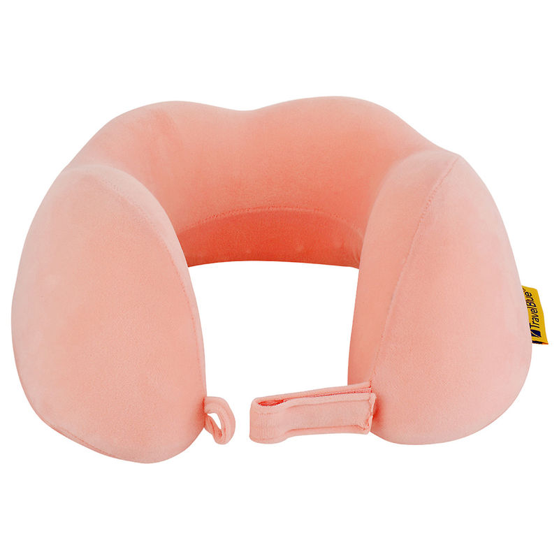 Pink travel top neck pillow