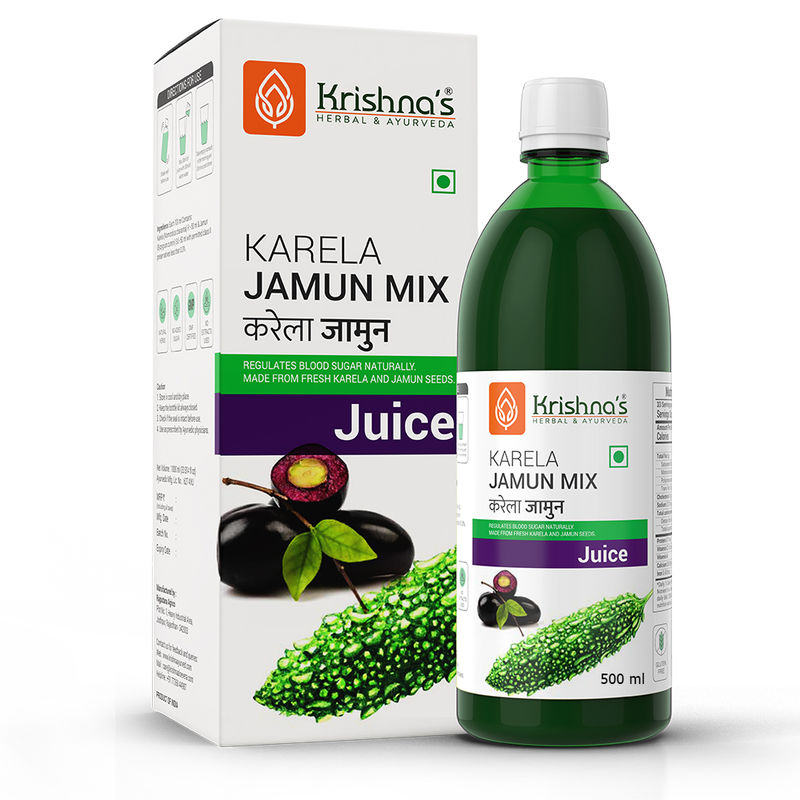 Buy Krishna's Herbal & Ayurveda Karela Jamun Mix Juice Online