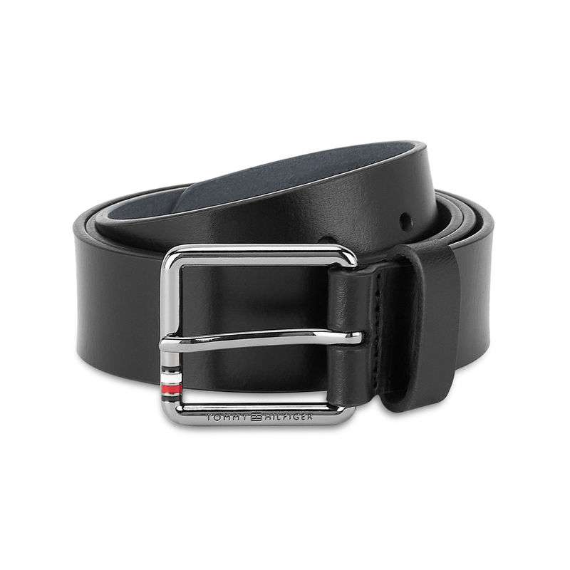 Tommy Hilfiger Ringsted Men Leather Non Reversible Belt - Black (XL)