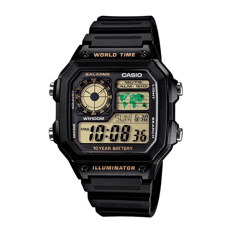 Casio D098 Youth Digital ( AE-1200WH-1BVDF ) Digital Watch - For Men