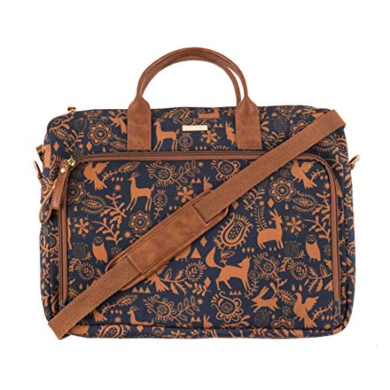 Buy Chumbak Jungle Vibes Canvas Laptop Bag Online