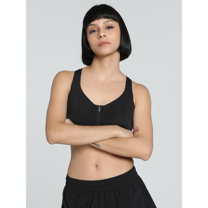 Puma PWR SHAPELUXE Womens Black Sports Bra (M)