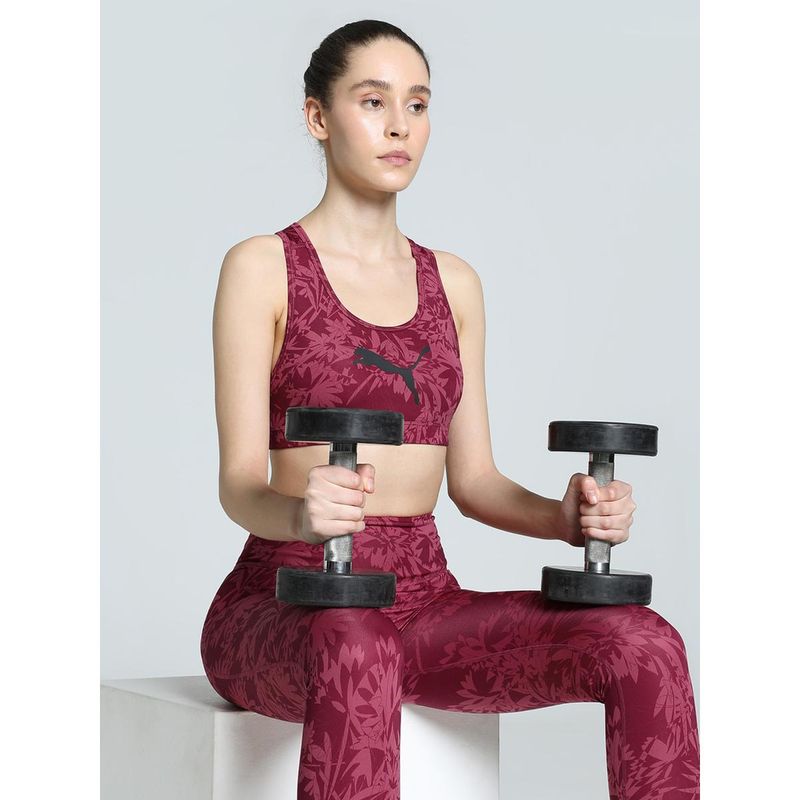 Puma 4KEEPS-P Womens Red Sports Bra (S)