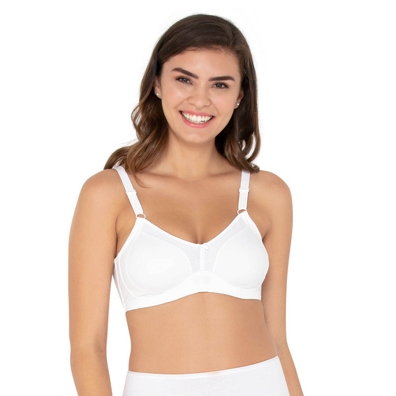 Amante Non-Wired Minimiser Bra - White (36DD)